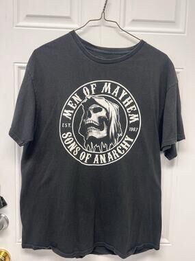 Men Of Mayhem Sons Of Anarchy T-Shirt Size Extra Large NOC3374